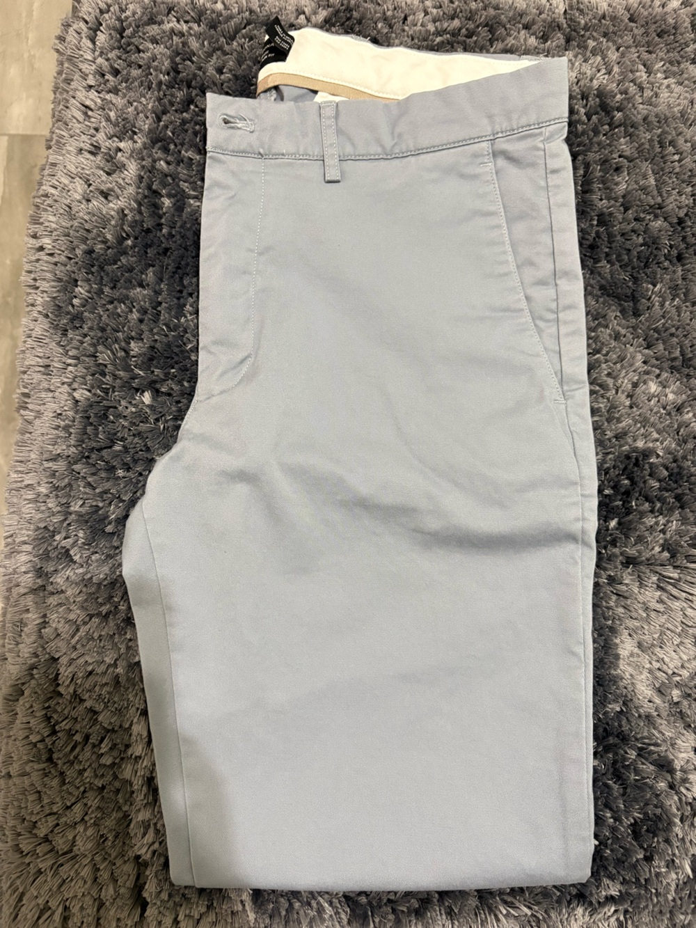 Club Monaco Light Gray Cotton Trousers